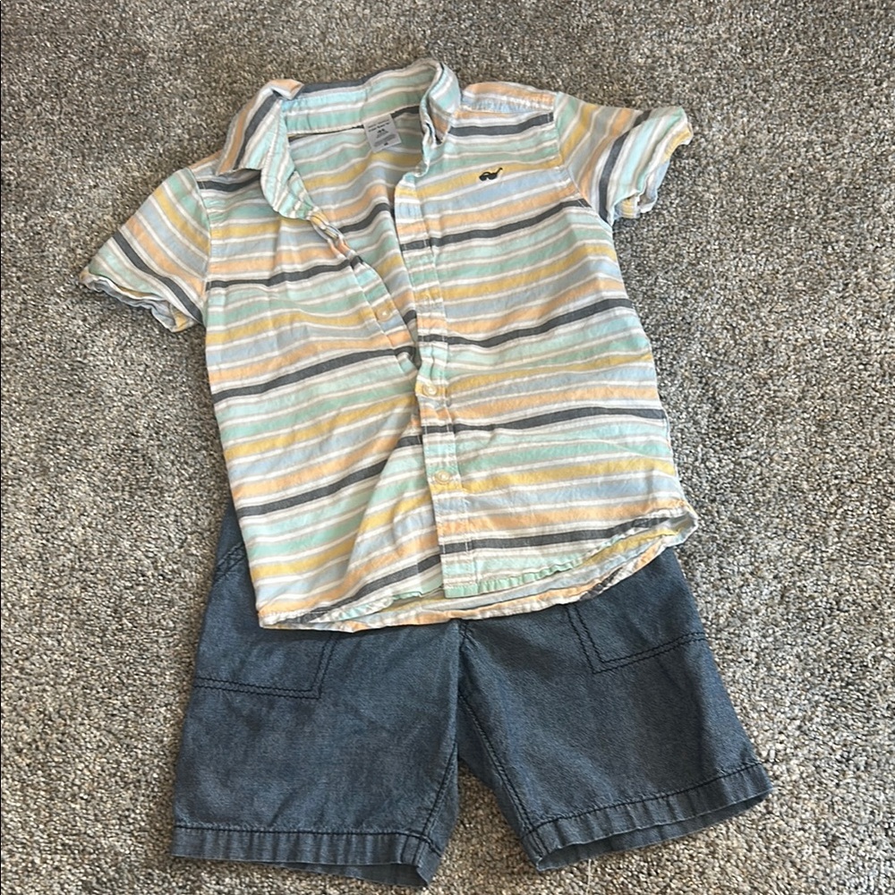 Striped Kids Shirt - Multicolor